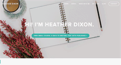 Desktop Screenshot of heatherdixon.ca